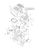 Part Location Diagram of 731-05566 MTD Plenum, Kohler Courage Single